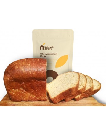 Chleb wysokobiałkowy ketogeniczny mieszanka chlebowa Naturalnie Zdrowe